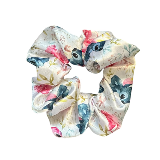 Chouchou Satin Blue & Pink Alien