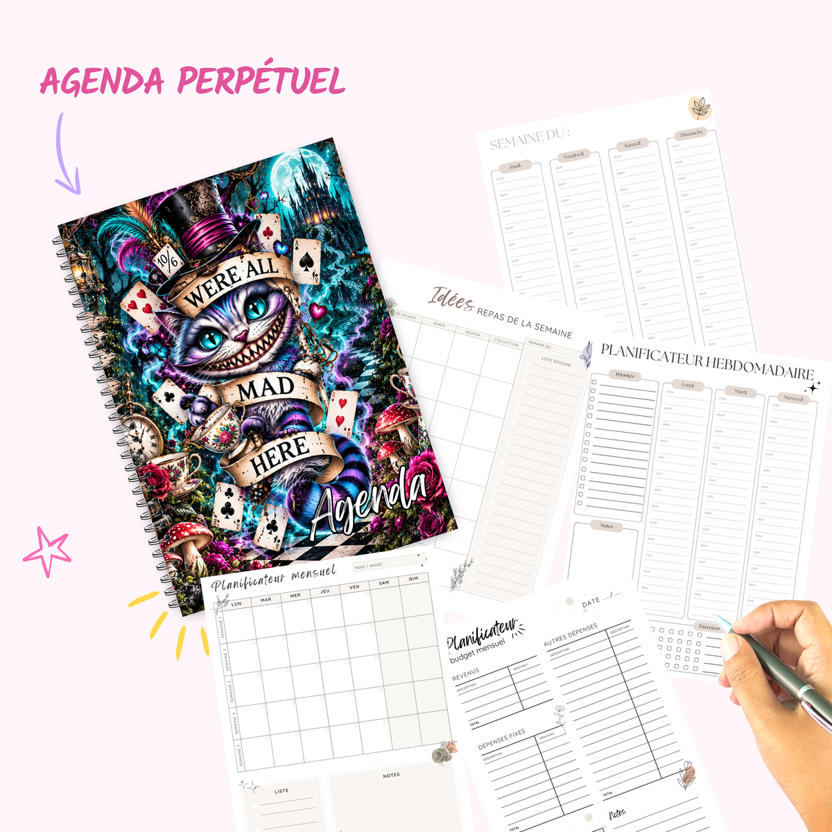 New Flashy Cat - Agenda / Planner 2027 - undated