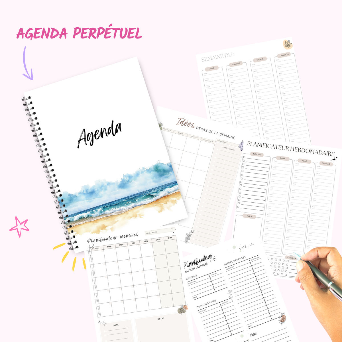 Beach - Agenda / Planner 2027 - undated