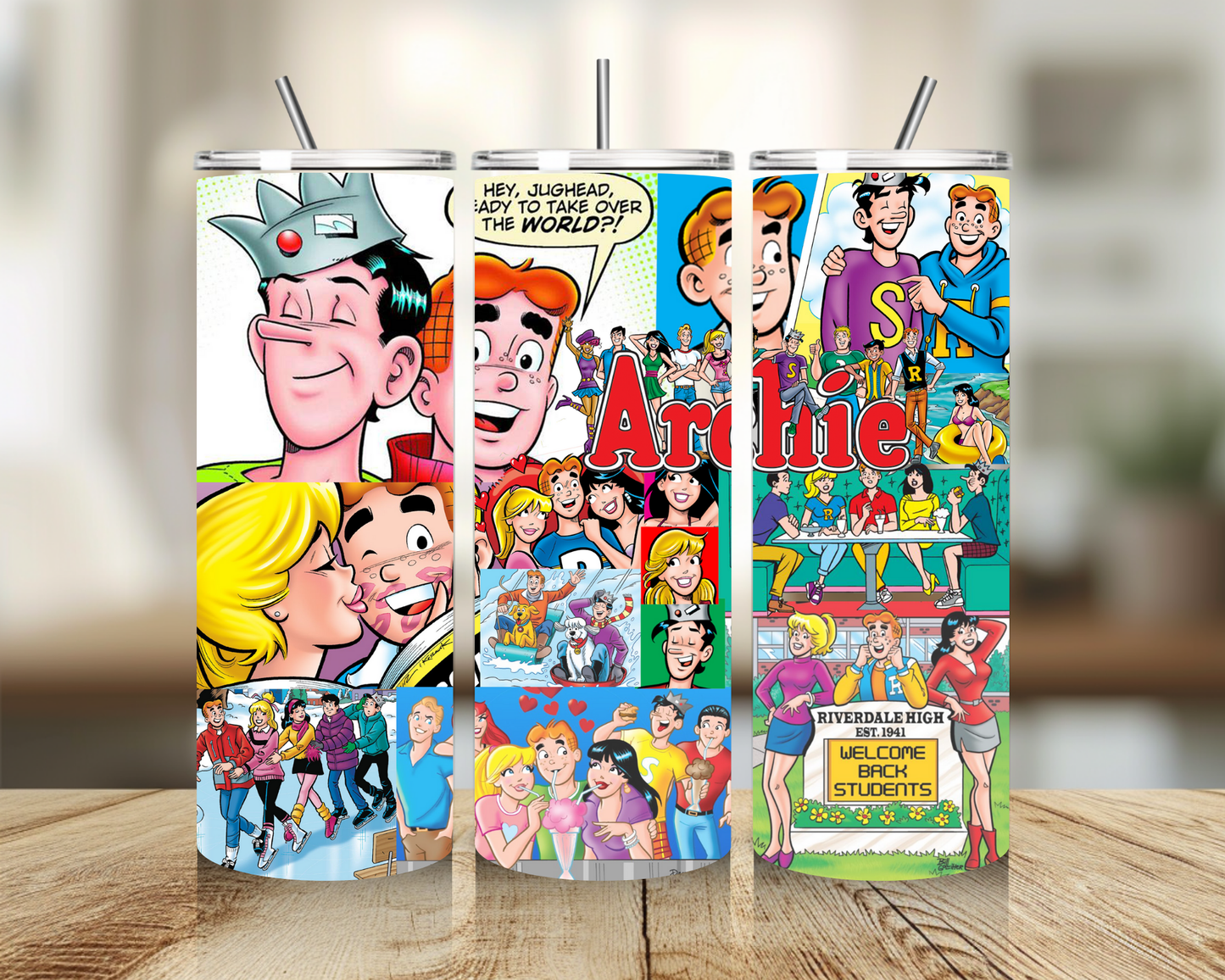 Tumbler 20 oz - Cartoon Friends Tumbler - Insulated Stainless Steel