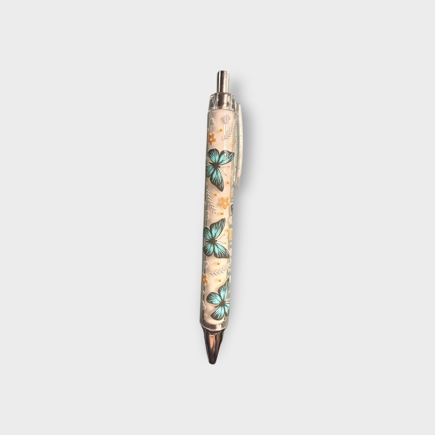 UVDTF Pencil Butterfly Blue