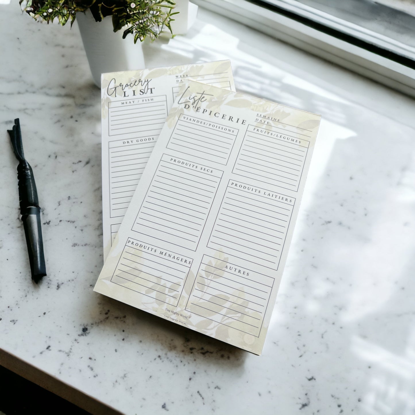 Liste d'épicerie