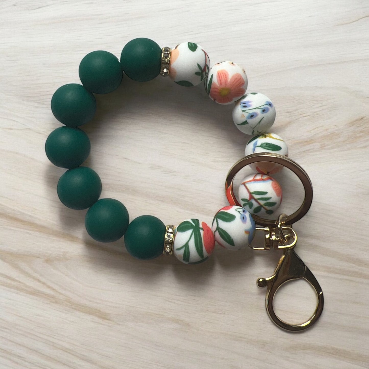 Bracelet porte-clés en silicone pour adulte