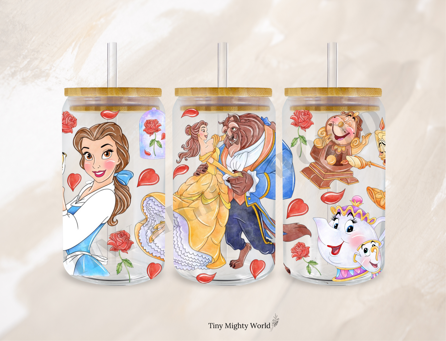 UVDTF Cup 16Oz - Beauty & Beast