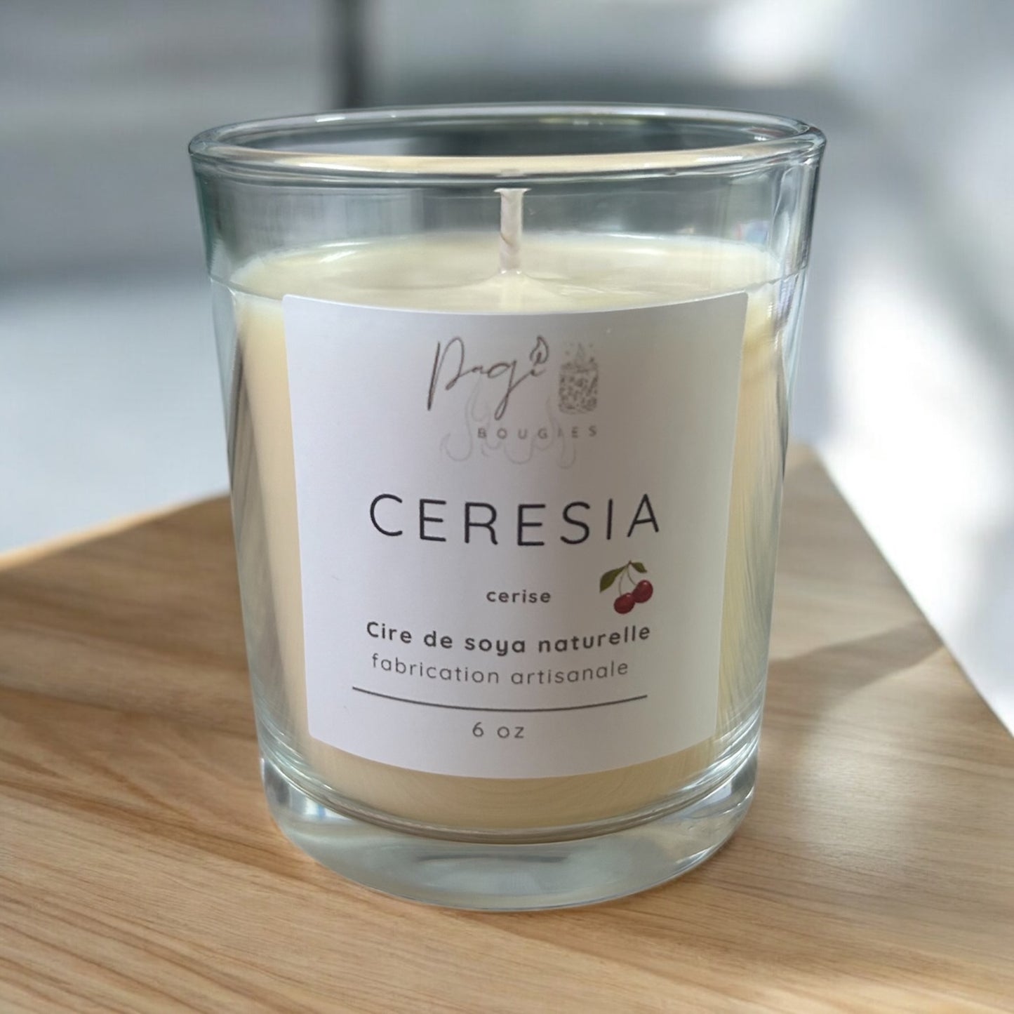 Bougie 6 oz Cerise