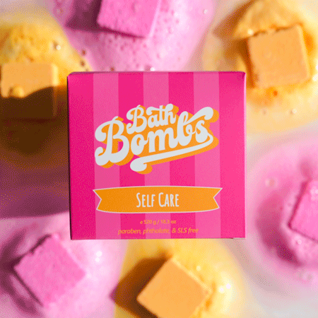 Bombes cubiques pour soins personnels