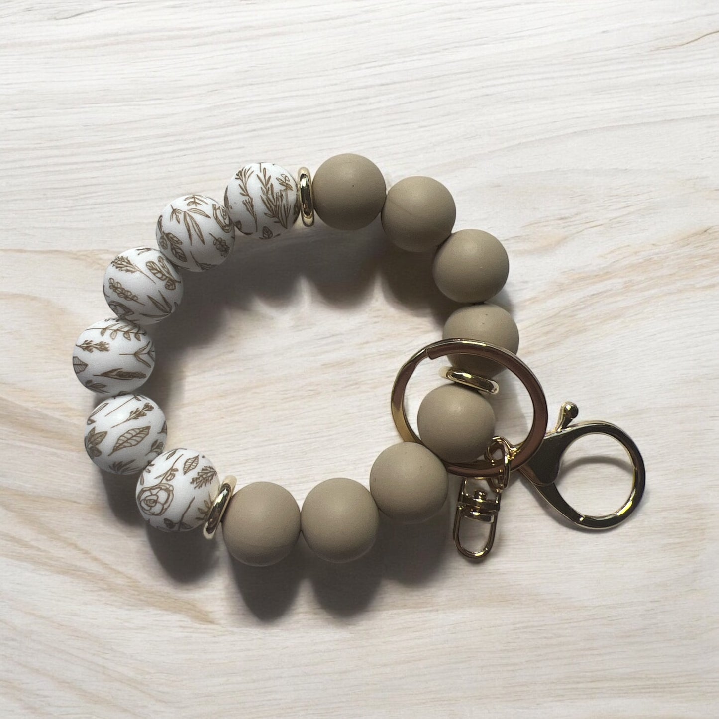 Bracelet porte-clés en silicone pour adulte