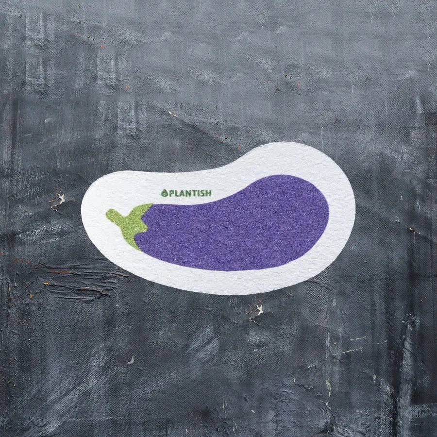 Aubergine - Éponge pliable