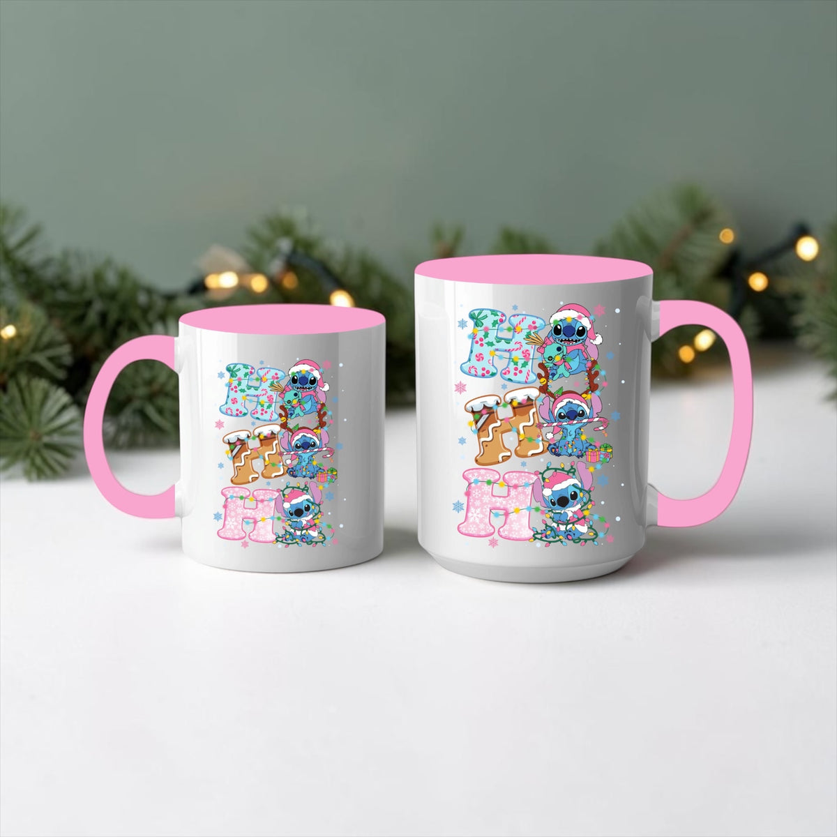 CHRISTMAS MUG | Blue Alien HOHOHO | 15 oz ~443mL