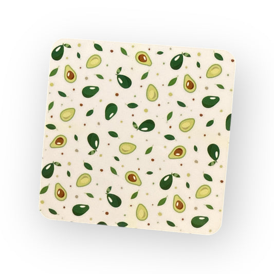 Square Coaster – Stylish & Durable Drink  - avocado