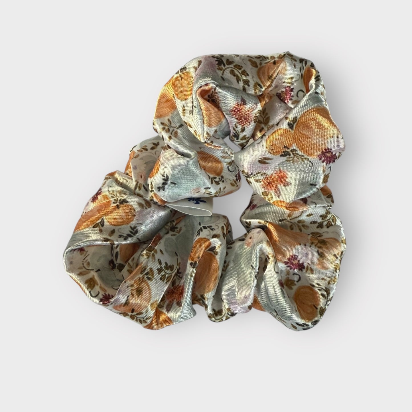 Chouchou Satin Citrouille