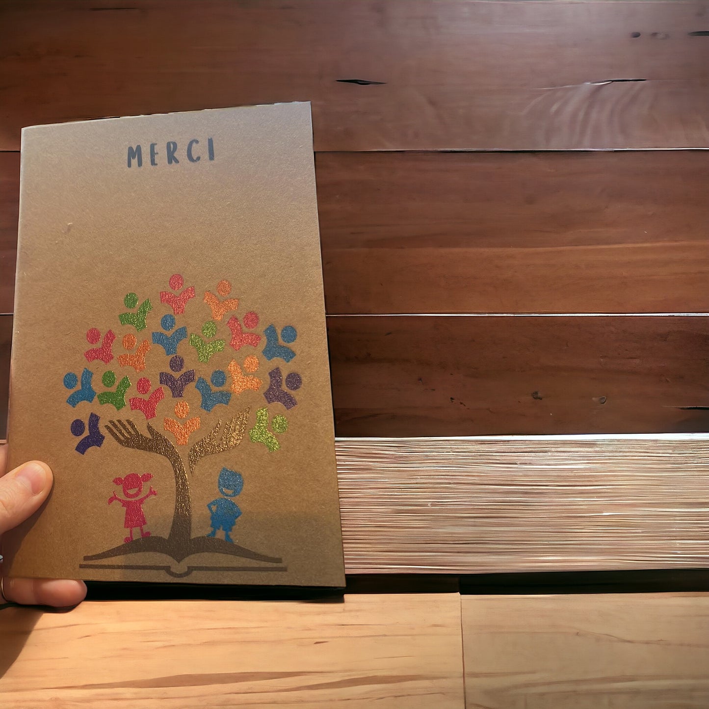Notebook kraft A5 - lined