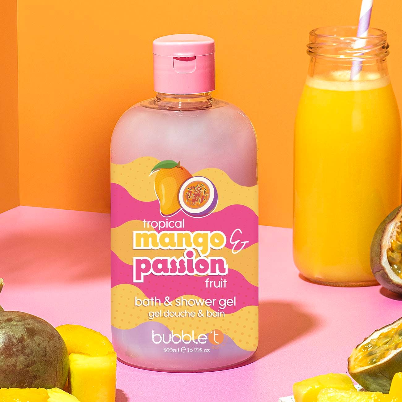 Nettoyant pour le corps Smoothie mangue et fruit de la passion (500 ml)