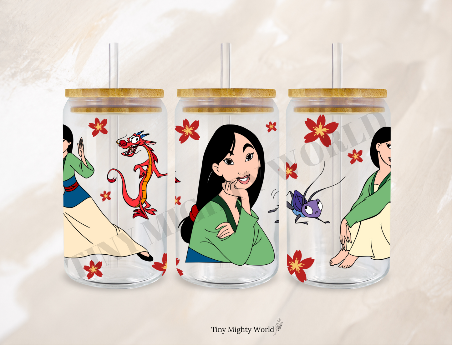 UVDTF TRANSFER CUP WRAP - RTS - Princess Fighting