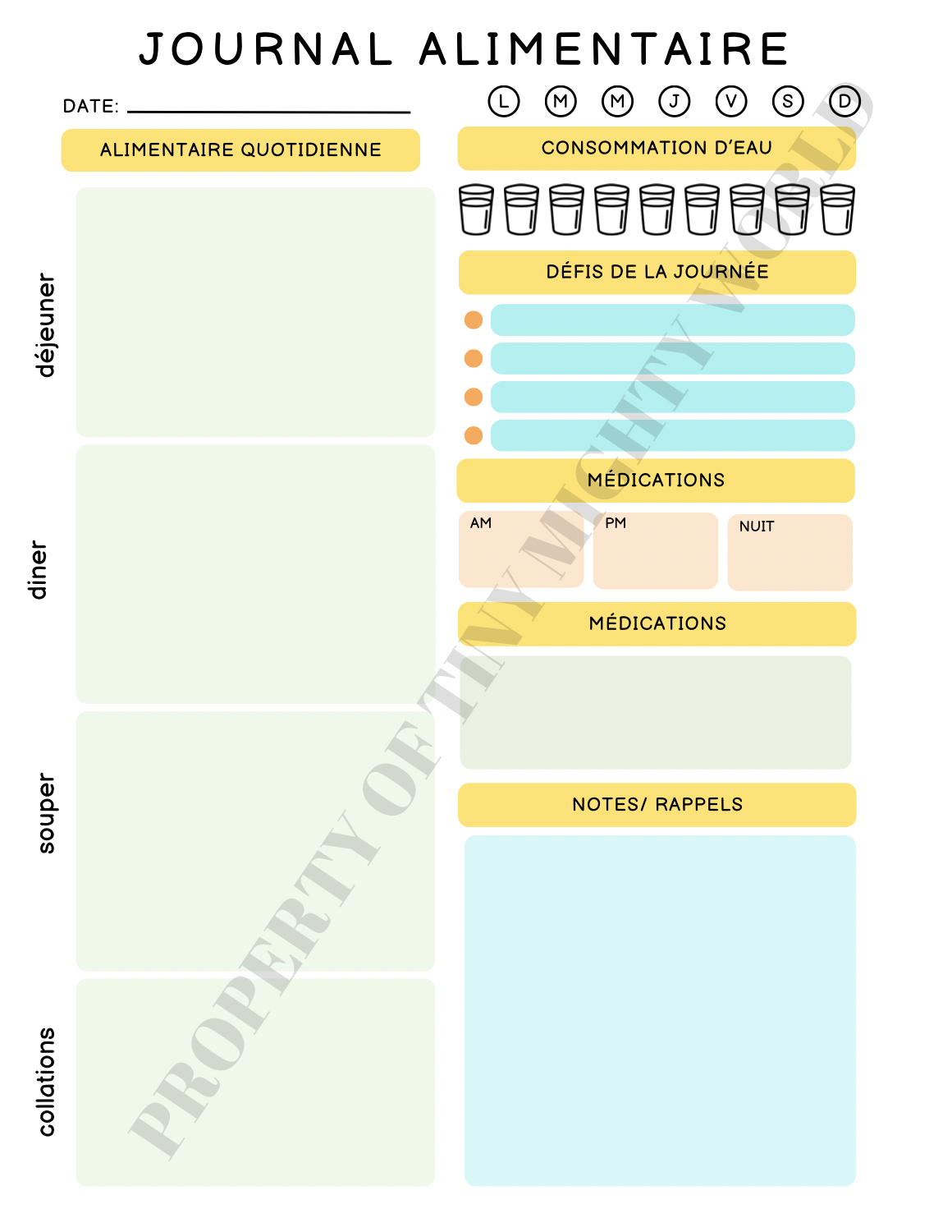 Plan alimentaire