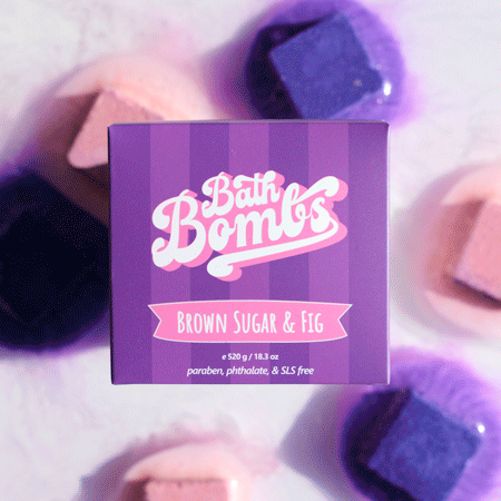 Bombes en cubes à la cassonade et aux figues