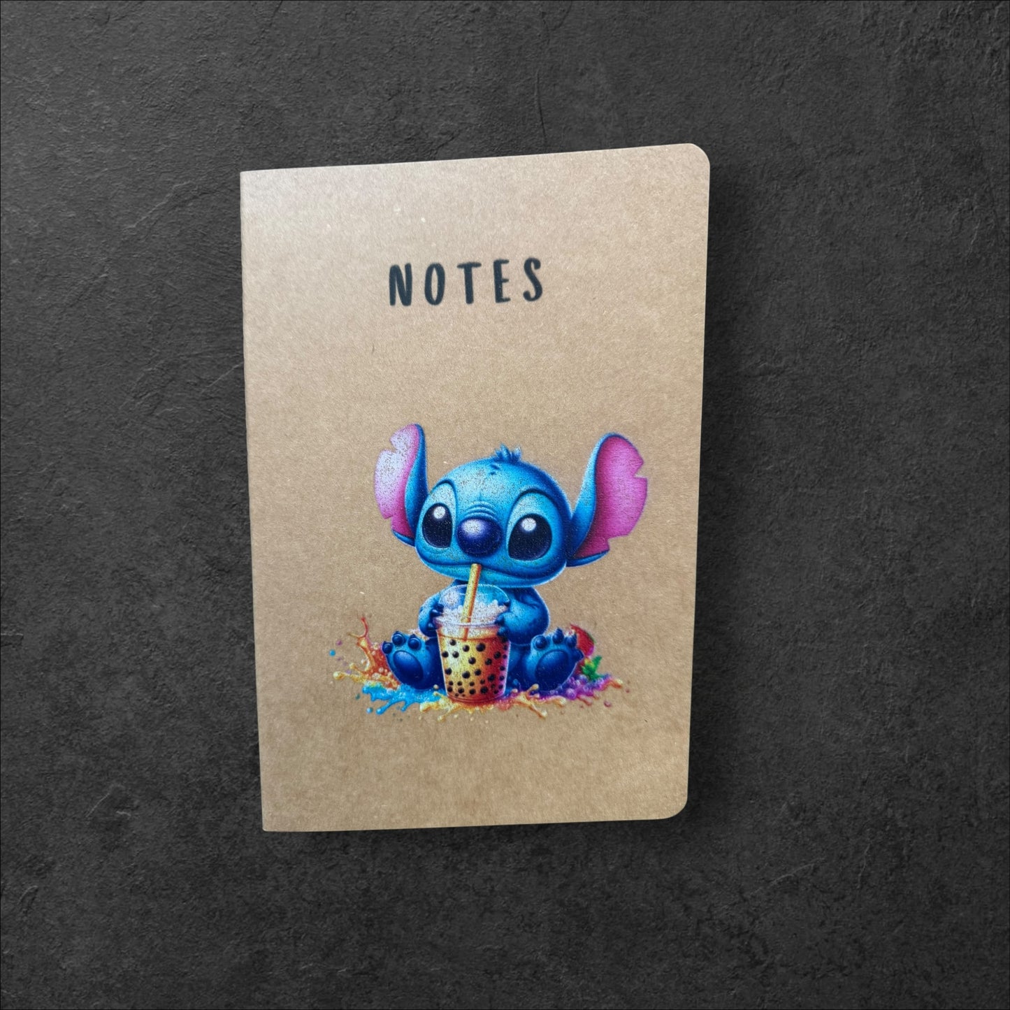 Blue Alien - A5 Notebook Lined - UV printed