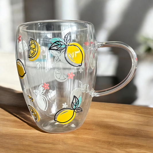 Clear mug Lemon