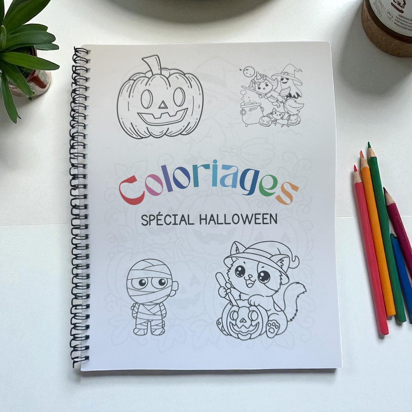 🎃 Livre de Coloriage Halloween – Activité Créative pour Enfants et Adultes
