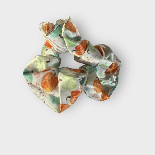 Chouchou Satin Citrouille