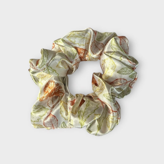 Chouchou Satin feuilles