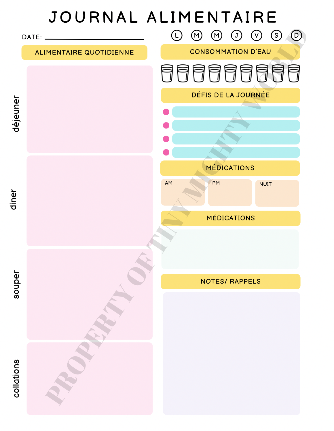 Plan alimentaire