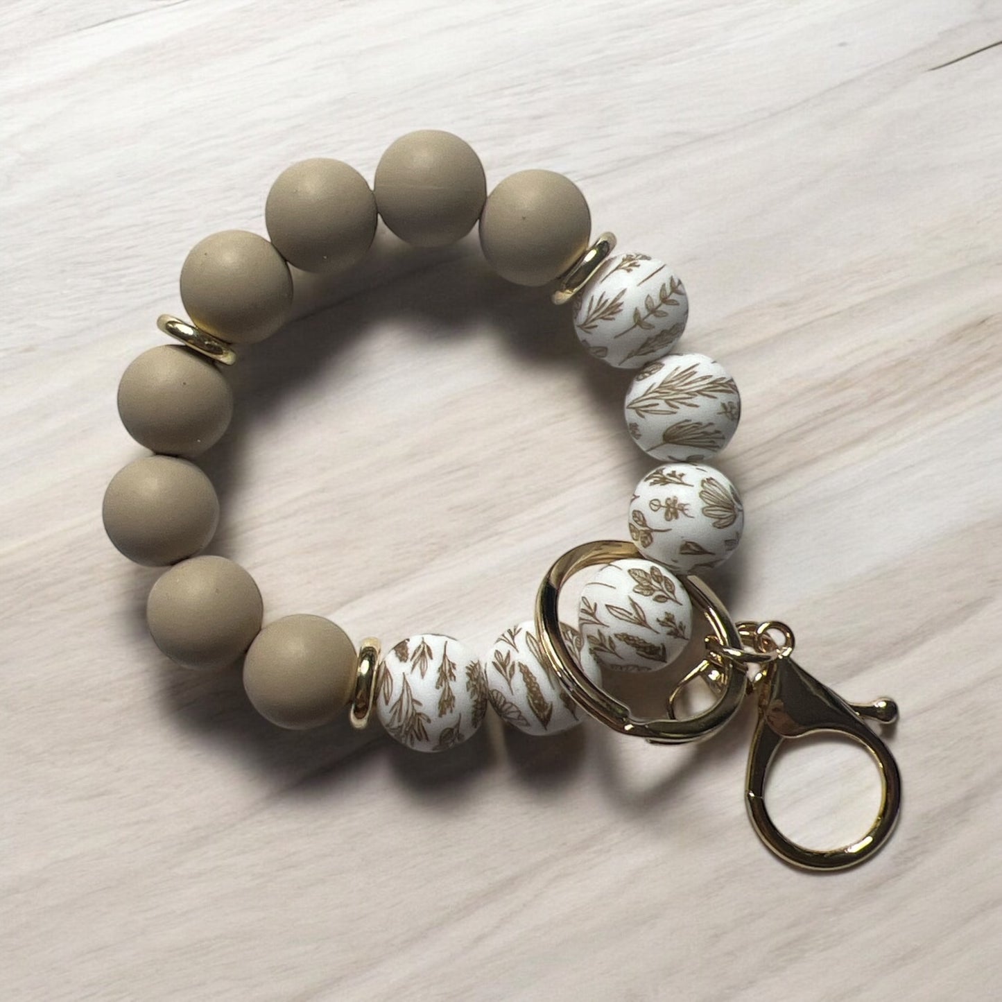 Bracelet porte-clés en silicone pour adulte