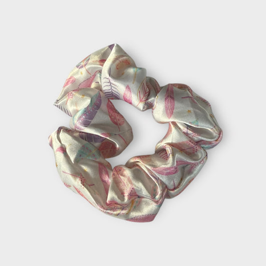 Chouchou Satin Plumes