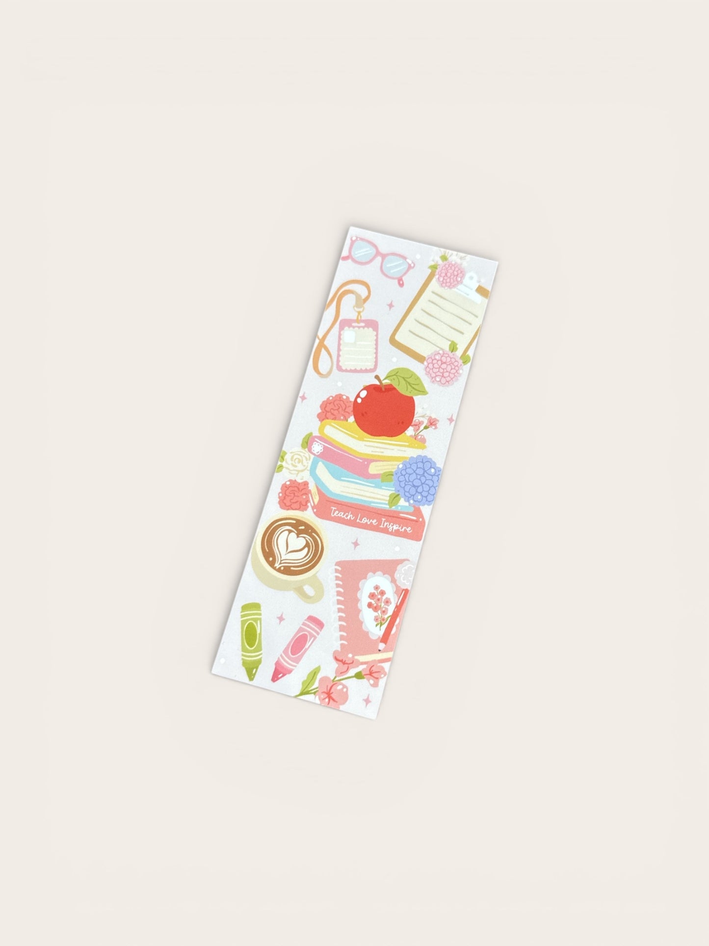 Teach Love Inspire - Decorative Bookmark – For Book & Planner Lovers