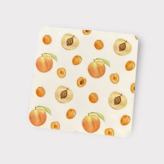 Square Coaster – Stylish & Durable Drink  - Peach