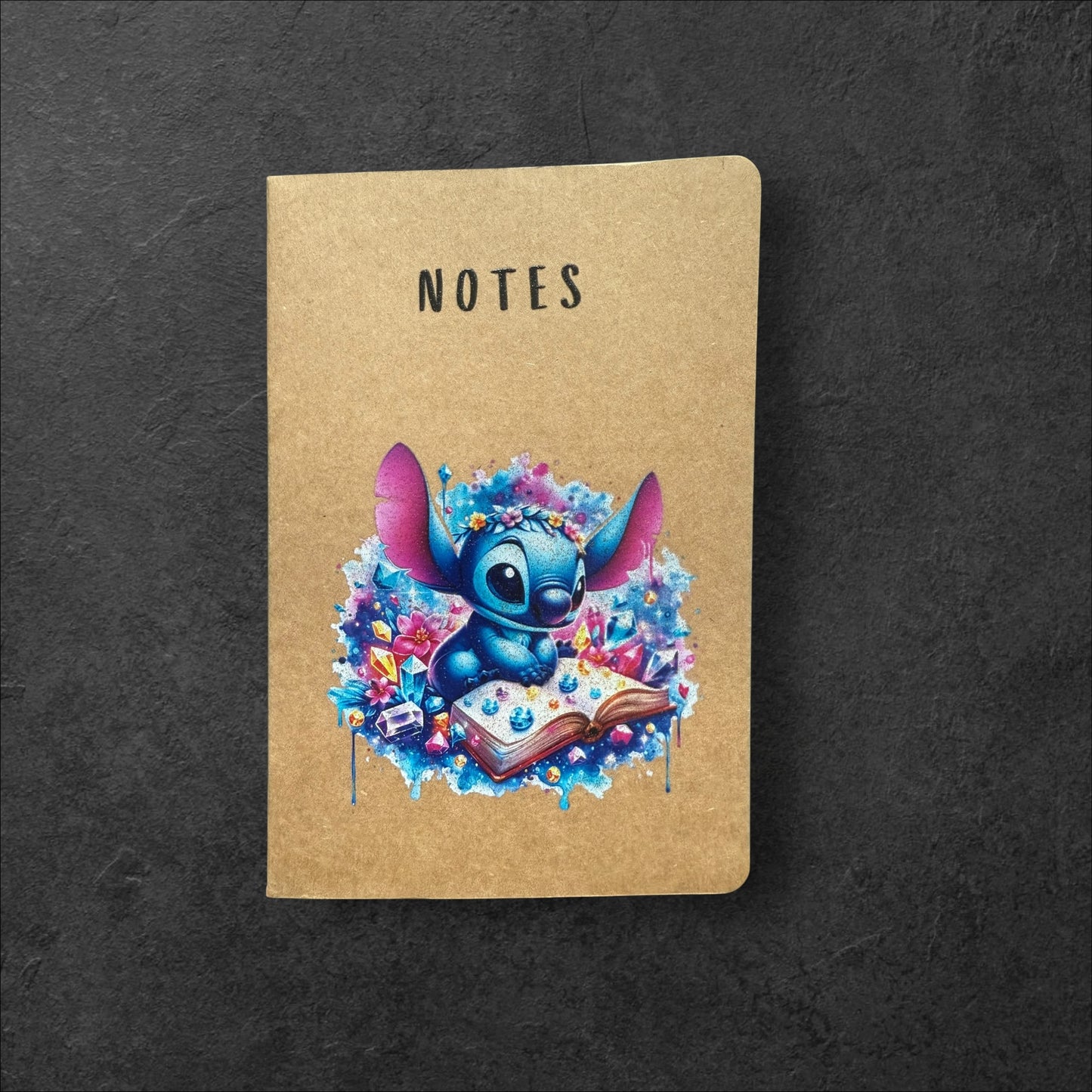 Blue Alien - A5 Notebook Lined - UV printed