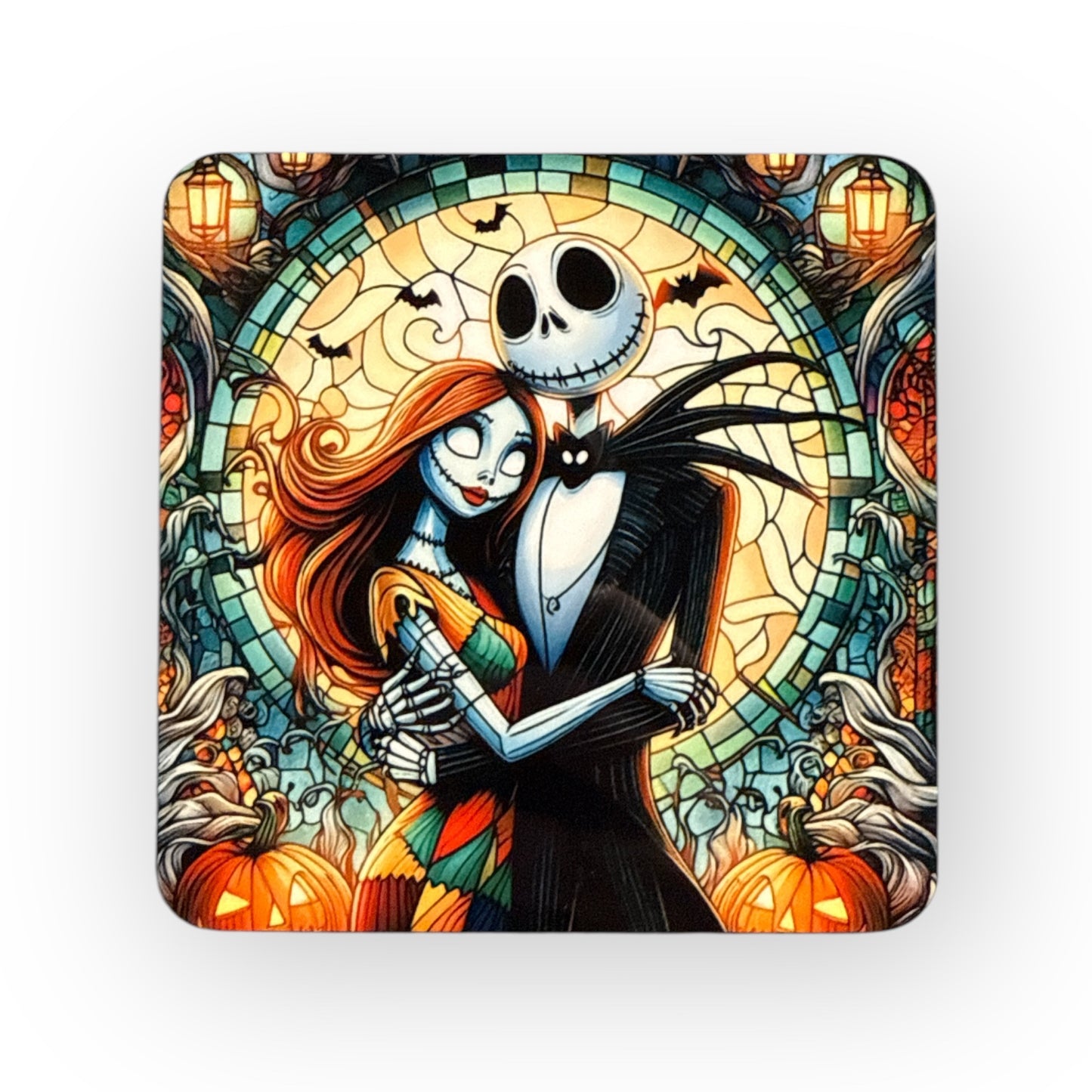 Square Coaster – Stylish & Durable Drink - Skeleton