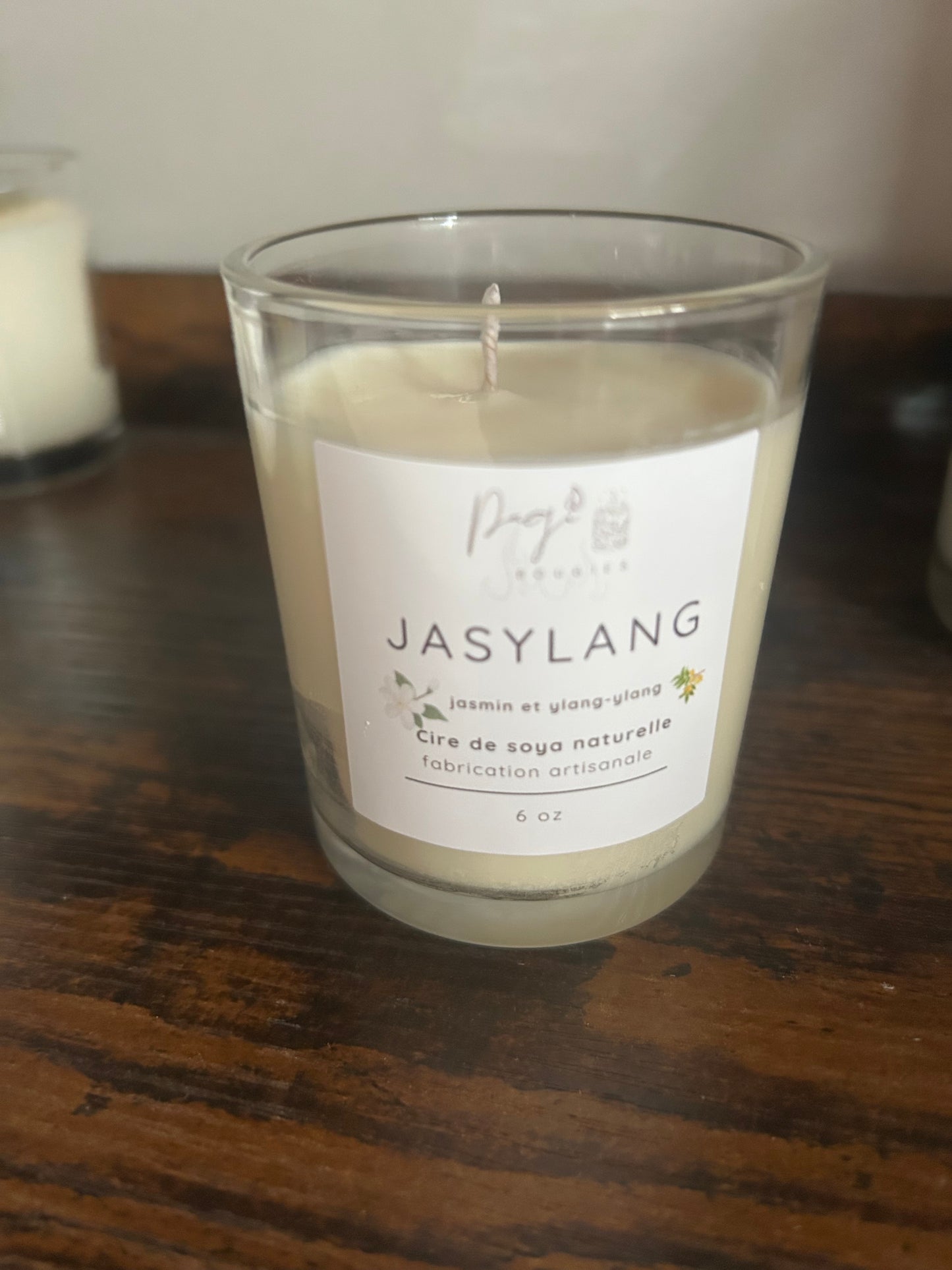 Bougie Jasmin-YlangYlang - 6 oz