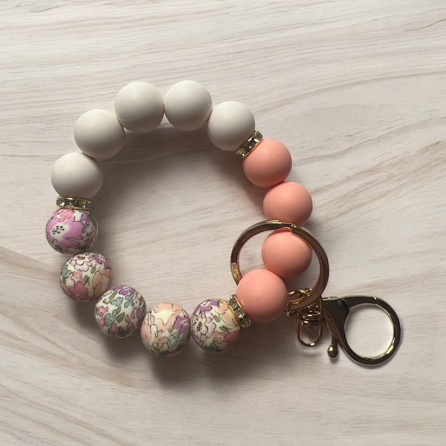 Bracelet porte-clés en silicone pour adulte