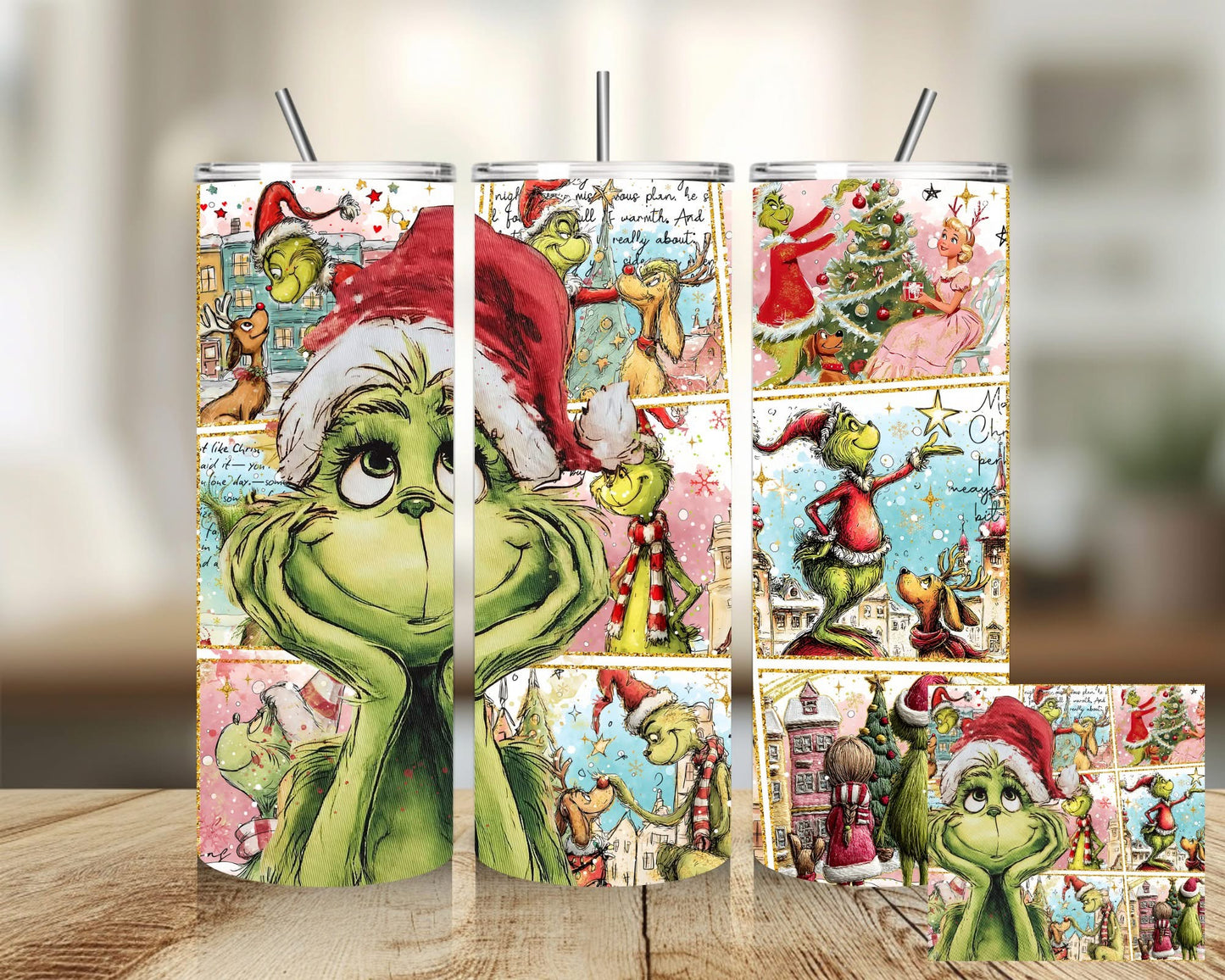 Tumbler 20 oz - Christmas Grumpy Tumbler - Insulated Stainless Steel