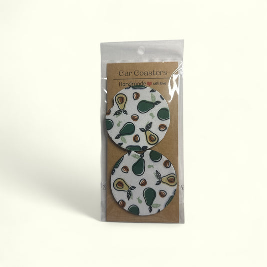 Avocado Car Coaster