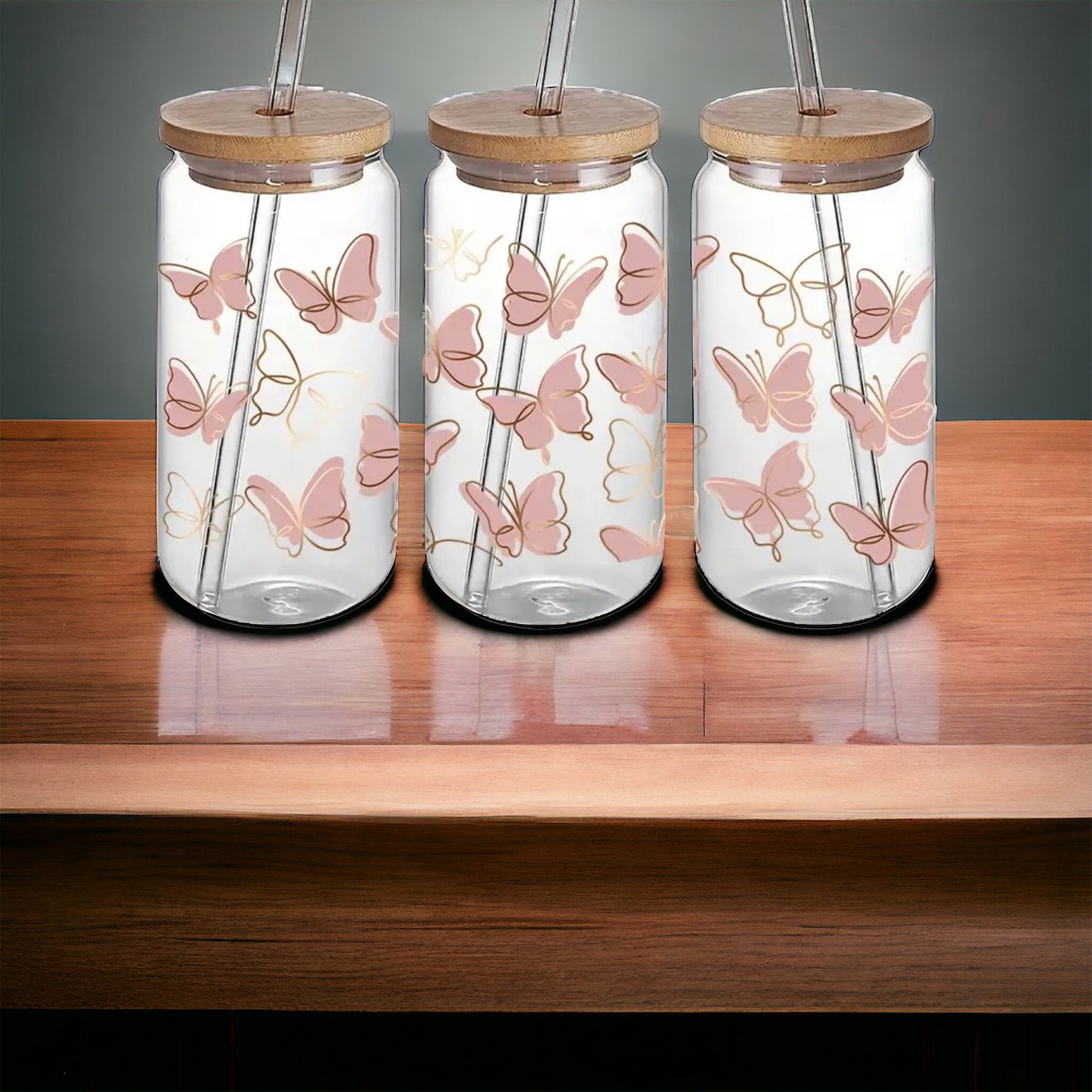 UVDTF TRANSFER CUP WRAP - RTS - butterfly