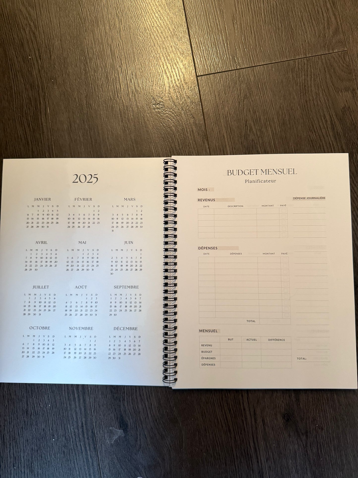 Agenda Promo Vide Inventaire 25$