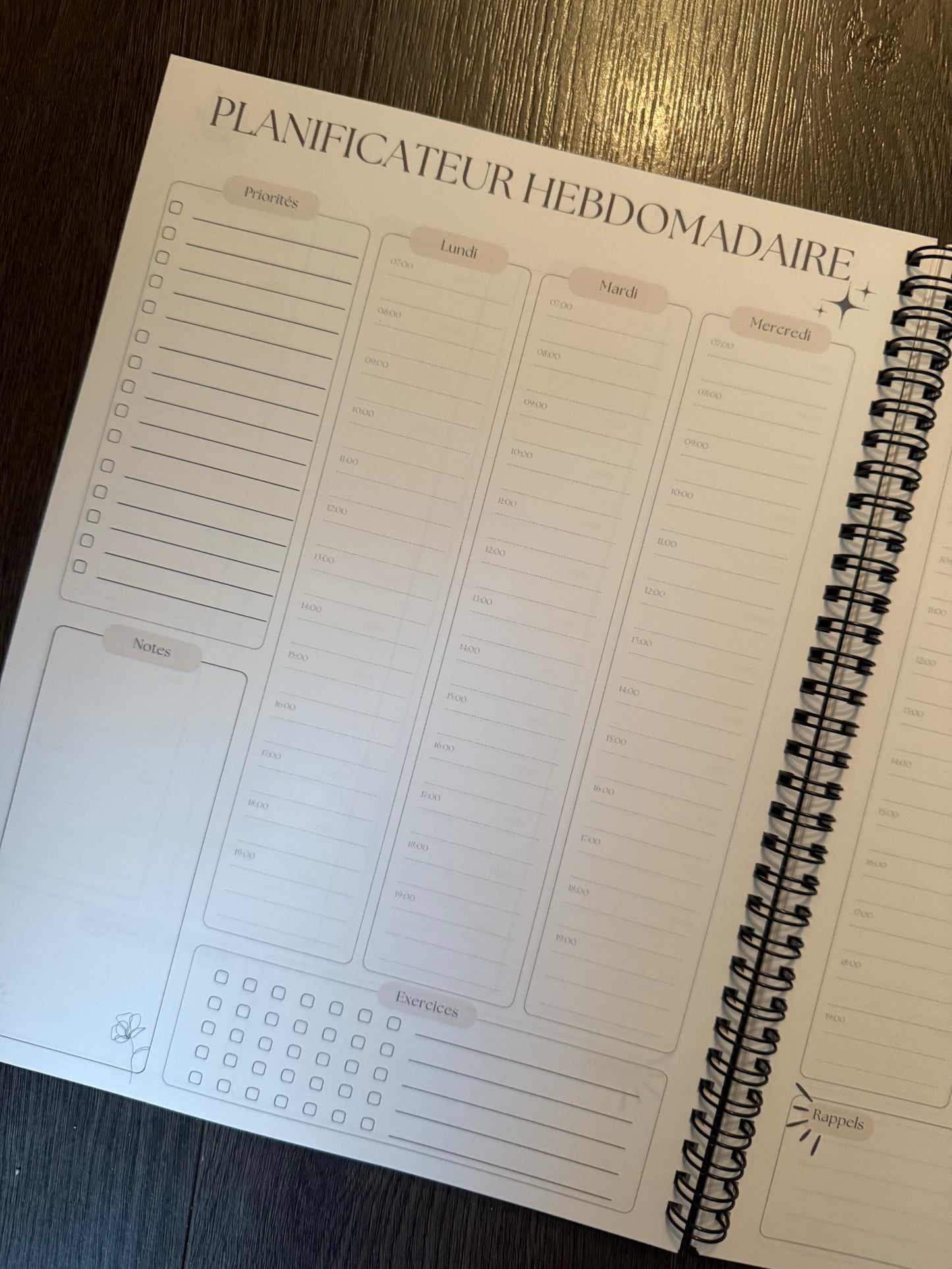 Agenda Promo Vide Inventaire 25$