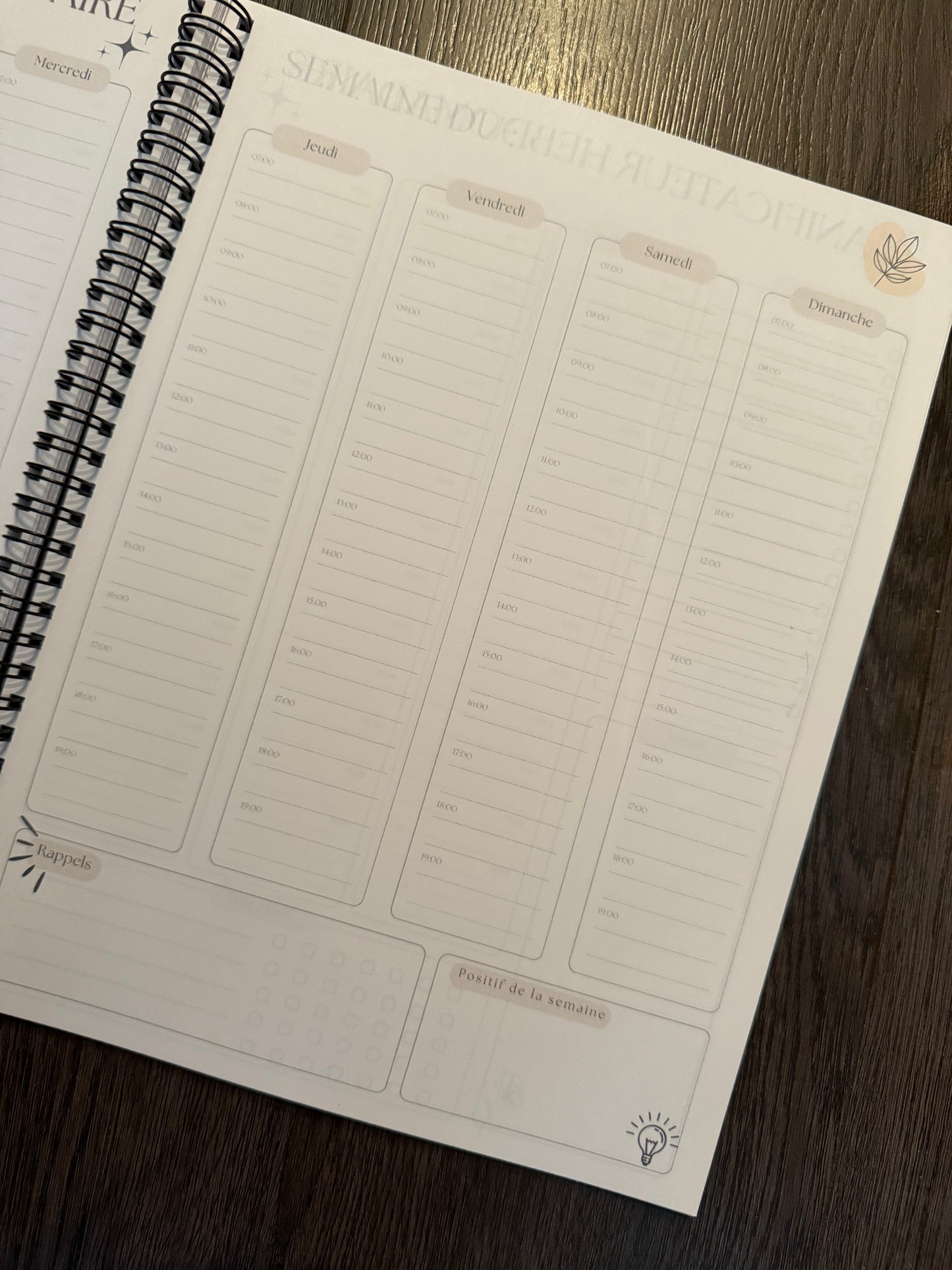 Agenda Promo Vide Inventaire 25$