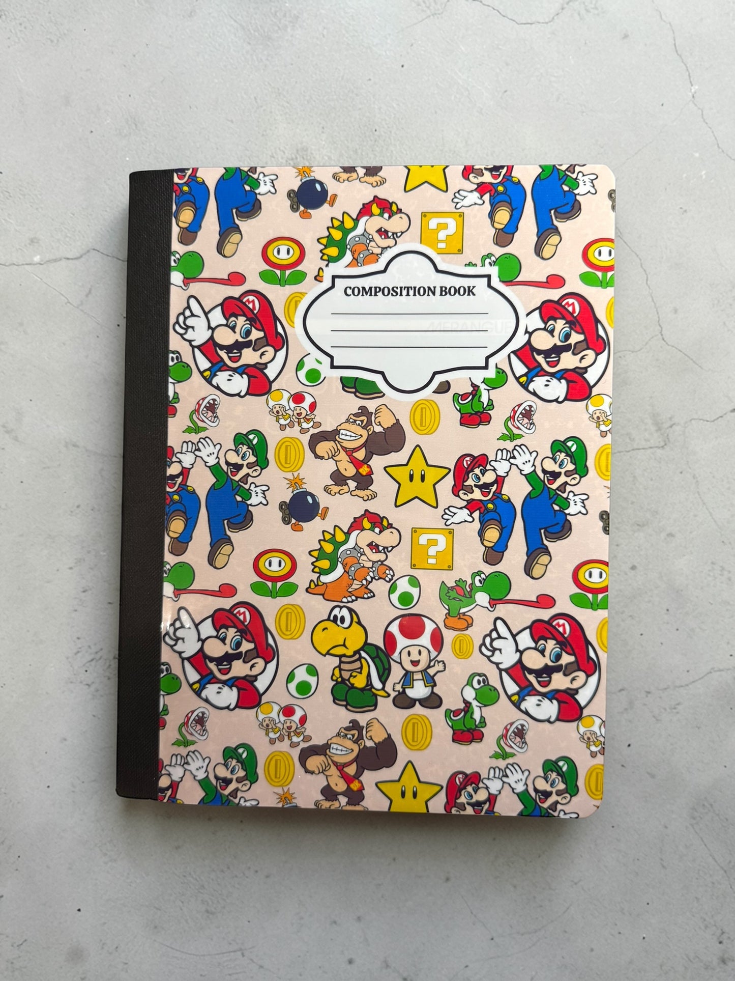 Plumber Boy Light Beige - Composition Notebook – 7x10 inches, 100 Lined Pages – Trendy Stationery