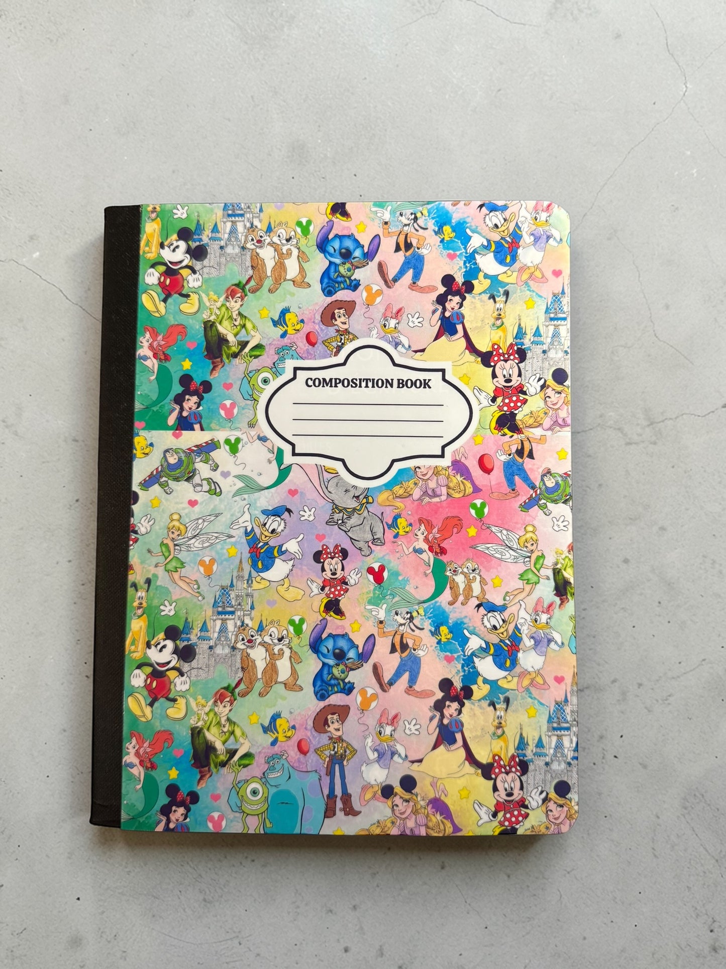 Mix Colorful Fairytale - Composition Notebook – 7x10 inches, 100 Lined Pages – Trendy Stationery