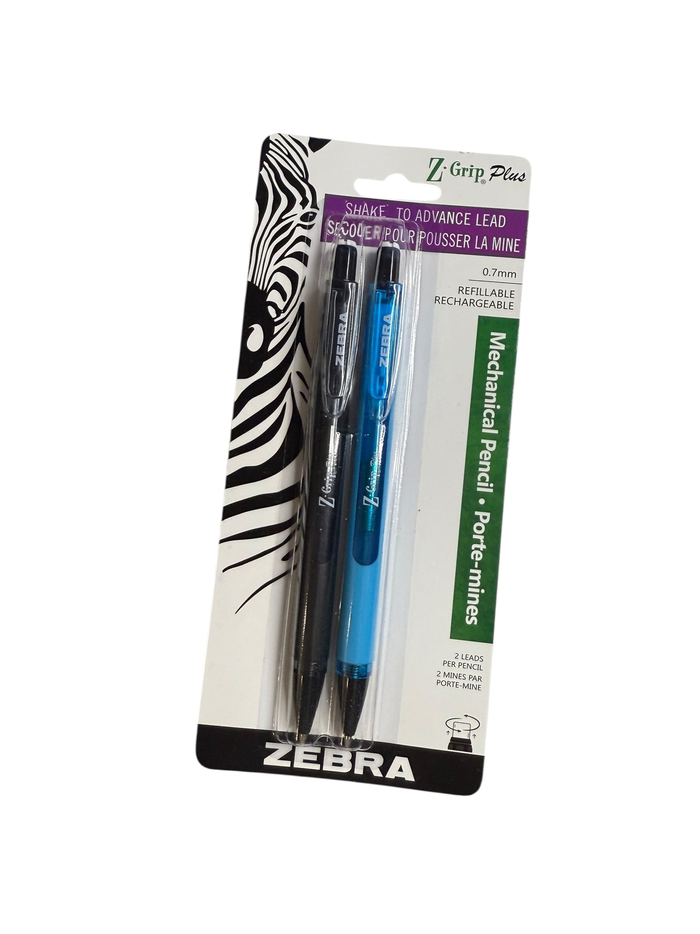 Lot de porte-mines Z-Grip Plus – 0,7 mm assortis
