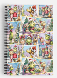 Grumpy Holiday - A5 Size Lined Notebook – 80 Pages | Minimal Everyday Writing Journal