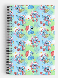 Blue Green Blue Alien Holiday - A5 Size Lined Notebook – 80 Pages | Minimal Everyday Writing Journal