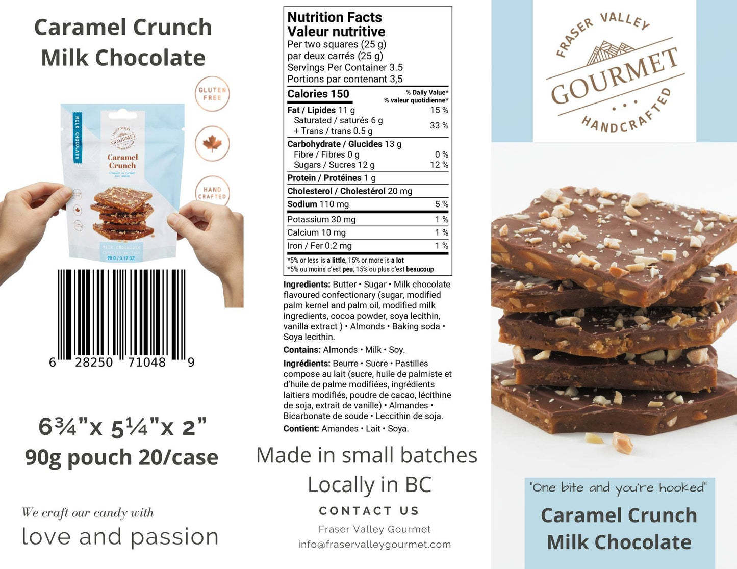 Caramel Crunch - Chocolat au lait