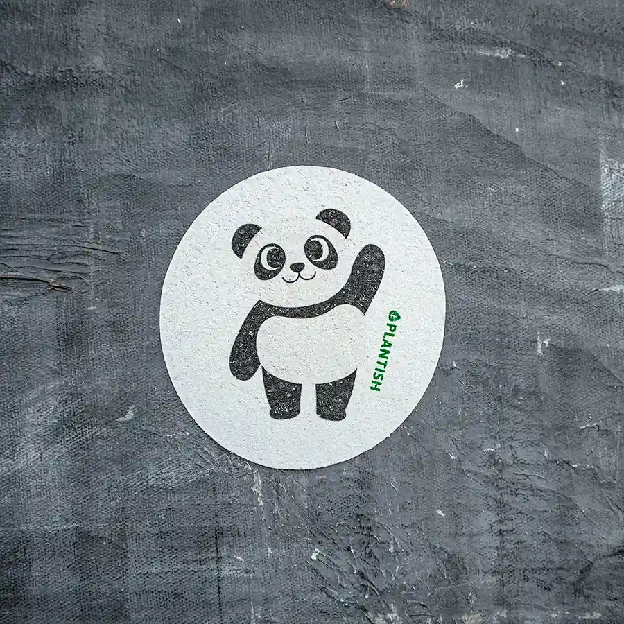 Panda - Éponge pliable