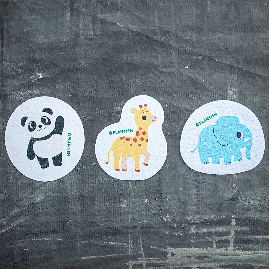 Panda - Éponge pliable
