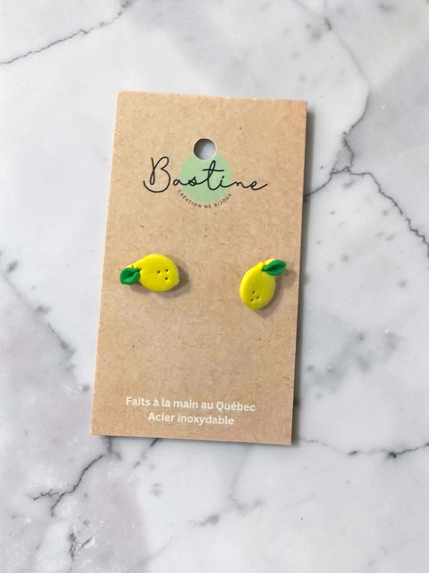 Earring lemon
