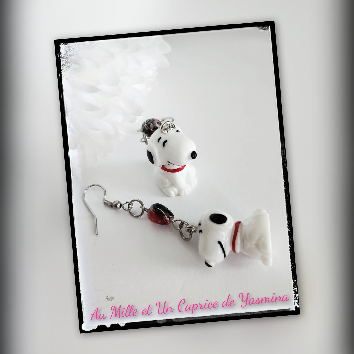 Boucles d'oreilles • Chien